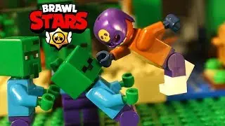 LEGO Brawl Stars vs Minecraft - Stop Motion Animation