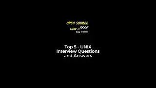 Top 5 - UNIX Interview Questions and Answers