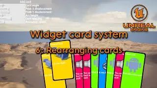 Card widget system part 6 - Unreal engine 5