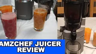 AMZCHEF SJ 036 Automatic Cold Press Juicer Unboxing & Review