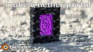 How to make a Nether Portal in 4 Minutes