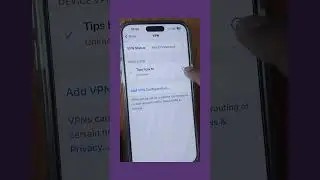 How to Remove VPN Connection on iPhone