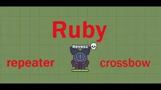 Moomoo.io - Getting Ruby Repeater Crossbow