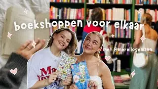 boekshoppen voor elkaars verjaardag + lezen met @merellogemann 🎀⭐ (in Broese Utrecht)