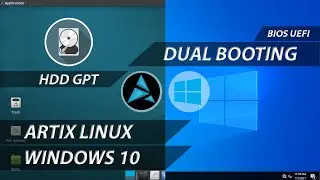 Dual Boot Windows and Artix Linux | Artix Linux Install | Dual Boot Windows 10 and Artix Linux | GPT