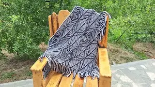 Вязаная шаль 