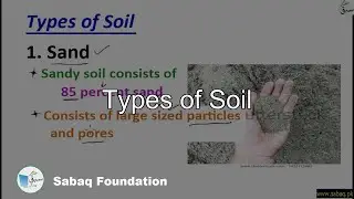 Types of Soil, General Science Lecture | Sabaq.pk