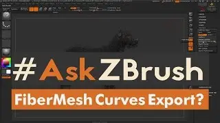 #AskZBrush: “How can I export out FiberMesh Curves for use in other applications?”