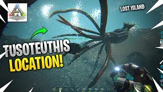 Taming A High Level Tusoteuthis For The First Time! ARK Lost Island (Ep 2)