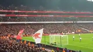 Gol de Alexis Sánchez  al Tottenham [ Emirates Stadium ]