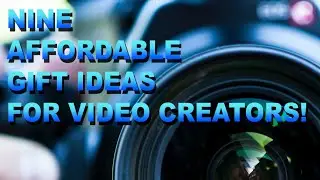 NINE AFFORDABLE GIFT IDEAS FOR VIDEO CREATORS AND YOUTUBERS!  GIFTS FOR YOUTUBERS! - REBEL TUNNEL