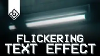 How To Create Text Flickering Effect - Sony Vegas Tutorial