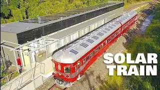World's First Solar Powered Train - Byron Bay Australia