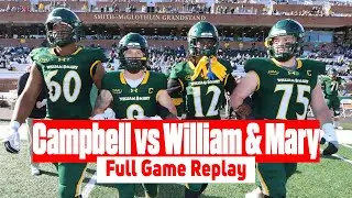 Campbell vs William & Mary Full Game Replay | 2024 CAA Football