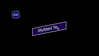 Stylize Text Animation in After Effects Tutorial