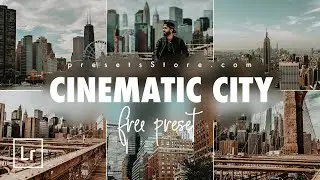 Cinematic City — Mobile Preset Lightroom DNG | Tutorial | Free | Street Style Preset | Film Preset