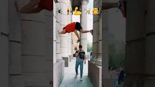 Parkour with Emojis pt.82😂🤟 #kiryakolesnikov #prank #funny #comedy #stunt #sports #parkour #flip