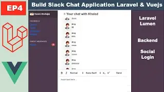 Ep4 Slack Chat Web App Create Lumen Project And Create Social Login (Laravel & VueJs)