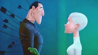 Эрика пытается убить Дракулу. Монстры на каникулах 3 (2018)