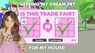 I TRADED my HOUSE for my DREAM PET!! 😱 in Adopt me!