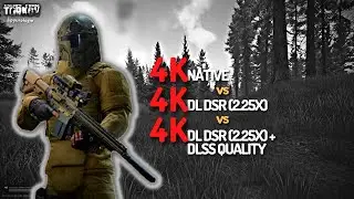 4K Ultra Escape From Tarkov Comparison, Native vs DLDSR vs DLDSR+DLSS, 5800X3D + 3090 Ti, HBAO+SSR