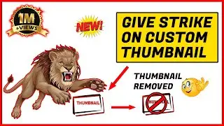 How To Give Strike On YouTube Thumbnail 2021 | Give Strike If Someone Copies Your Thumbnail in Hindi