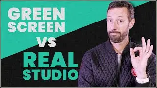 Green screen vs real studios - Which should you choose?