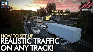 HOW TO SET UP REALISTIC TRAFFIC to ANY TRACK in Assetto Corsa with 1000+ Cars!