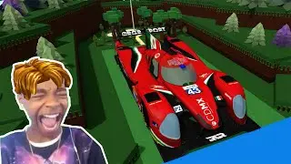 Roblox BUILD A BOAT Funny Moments MEMES  (RACE CAR)
