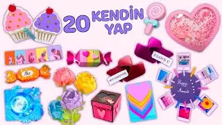 20 KENDİN YAP HEDİYE FİKRİ – EL YAPIMI HEDİYELER VE DAHA FAZLASI…