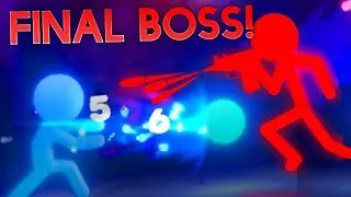 ME V.S.THE FINAL BOSS😲  ( stick it to the stick man gameplay )