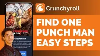 How To Find One Punch Man On Crunchyroll (2024) !