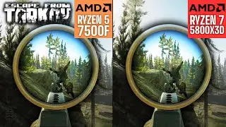 7500F vs 5800X3D Tarkov || Comparing 2 Configs in the Same Raids Online || Faceoff 18