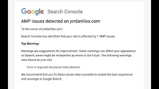 Solved: Error in required structured data element Google Search Console error (Squarespace)