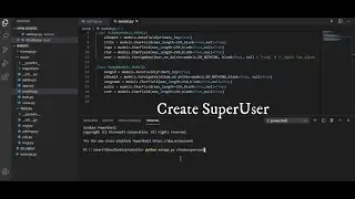Django Tutorial: superuser 