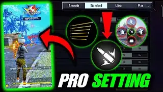 10 Pro Settings + Sensitivity + Fire Button 100% Working 😱 || Auto Headshot Setting Free Fire