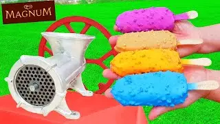 EXPERİMENT! ICE CREAM VS MEAT GRINDER Algida MAGNUM COOL EFFECT