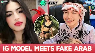 ARAB DADDY Met A Hot Instagram Model on Azar! | She Wants To Meet Up IRL! (EDIT RIZZ)