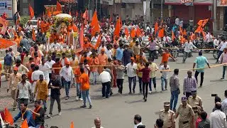 Hanuman Shobha Yatra 2022 Hyderabad | Arriving to Narayanaguda YMCA | Hanuman Jayanti Rally 2022