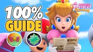 All Sparkle Gems & Ribbons (Princess Peach: Showtime! 100% Collectibles Guide)