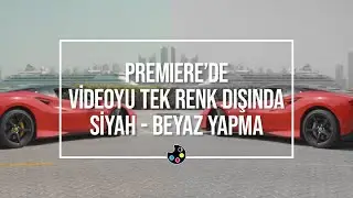 PREMIERE'DE VİDEOYU TEK RENK DIŞINDA SİYAH-BEYAZ YAPMA