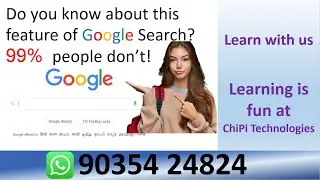Effective Google Search - Trick Number 1