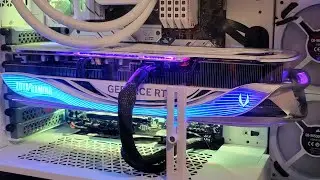 Zotac 4090 AMP Extreme Airo White In Case