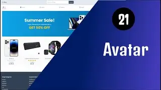 Next13 Fullstack E-Commerce 🛒 - 21 Avatar Component | React.js & Typescript 🔥