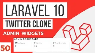 Admin widgets | Laravel 10 Tutorial #50