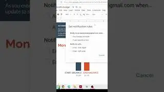 How to Set Up Notifications in Google Spreadsheet 🔔😱