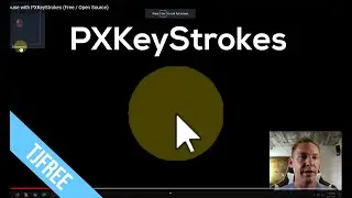 PXKeyStrokes | Yellow circle around mouse & show key press