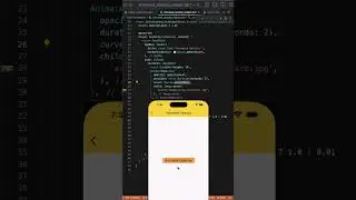 Flutter animations - AnimatedOpacity