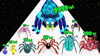 Insects Run & Evolve - Level Up Insect Max Level Gameplay (New Update) Insect Evolution Run