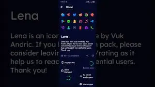 Install Custom Icon Pack in XOS Launcher in #infinix #techno #shorts